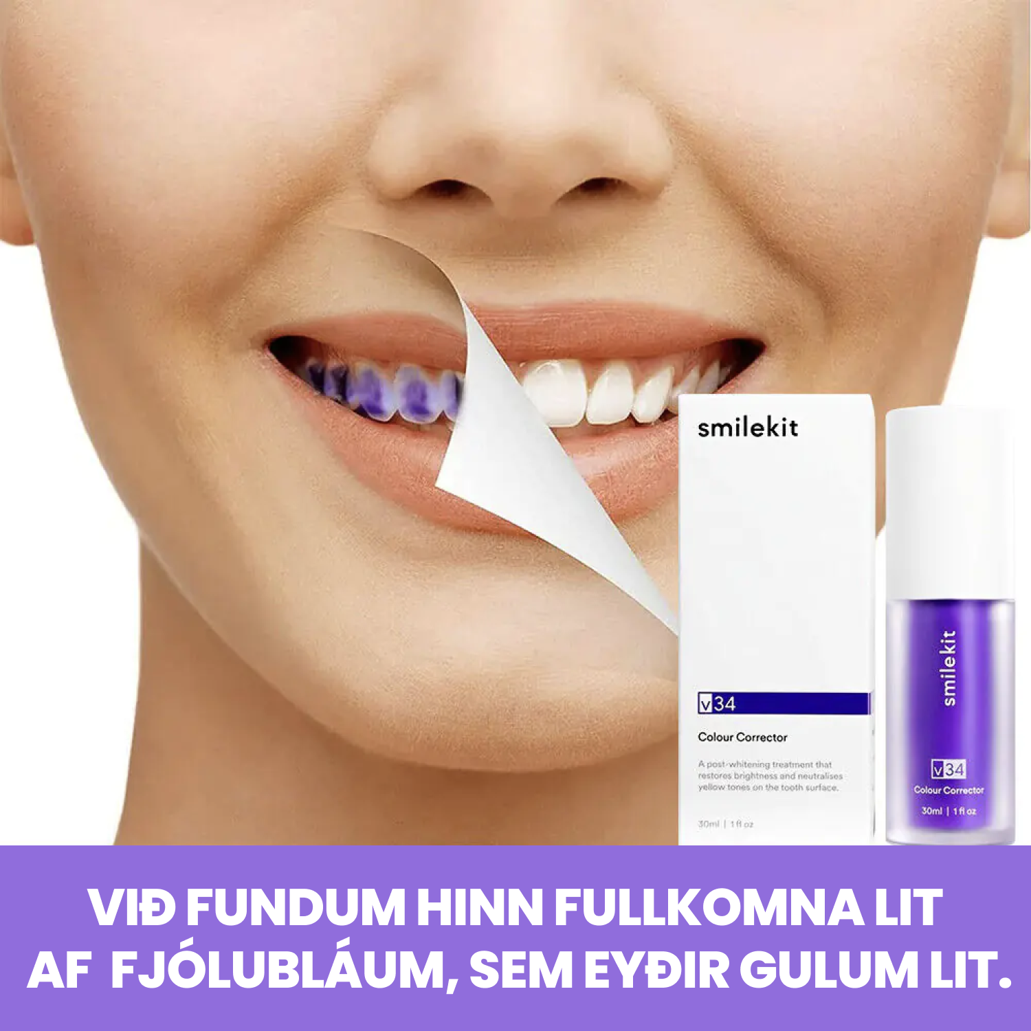 fjólublátt serum